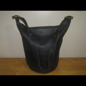 Vintage Coach bucket bag